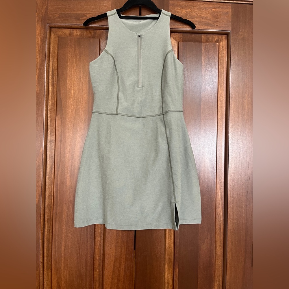 Beyond Yoga - spacedye moveup mini dress grey sage - Picture 4 of 12